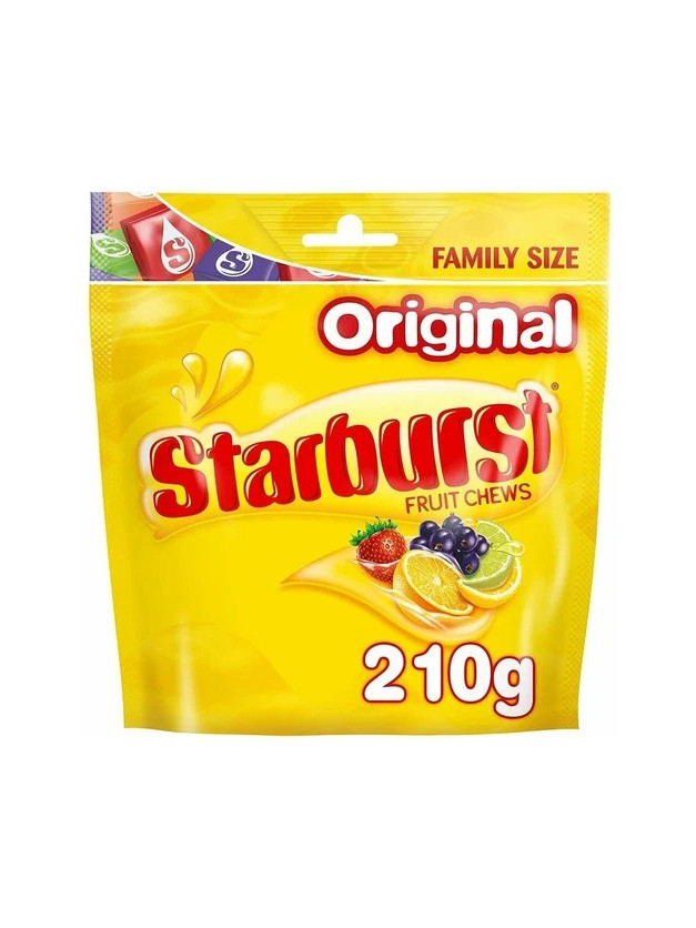 Жевательные конфеты "Starburst - Fruit Chews", 210 гр