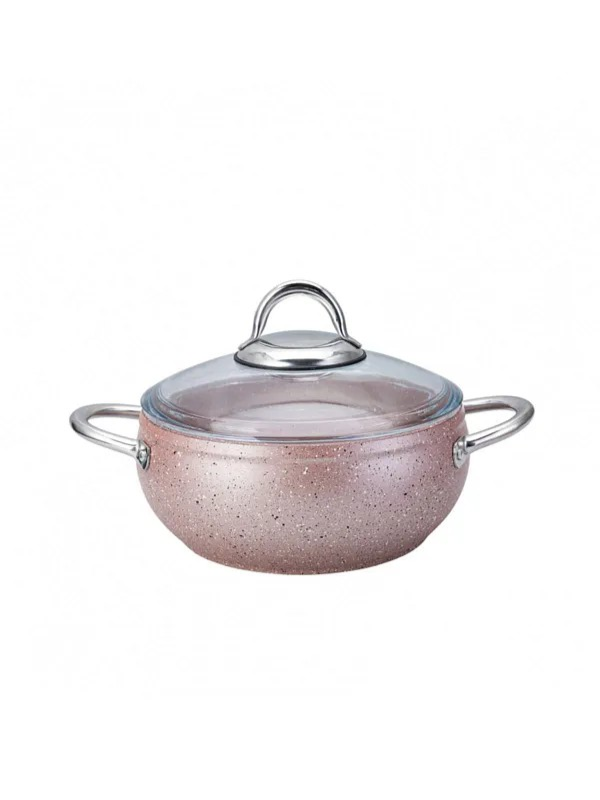 Кастрюля Karaca Avanos Rose Bio Granite, 20 см