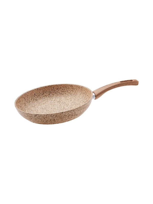 Сковорода Karaca BioGranit Wood Silver 28 см