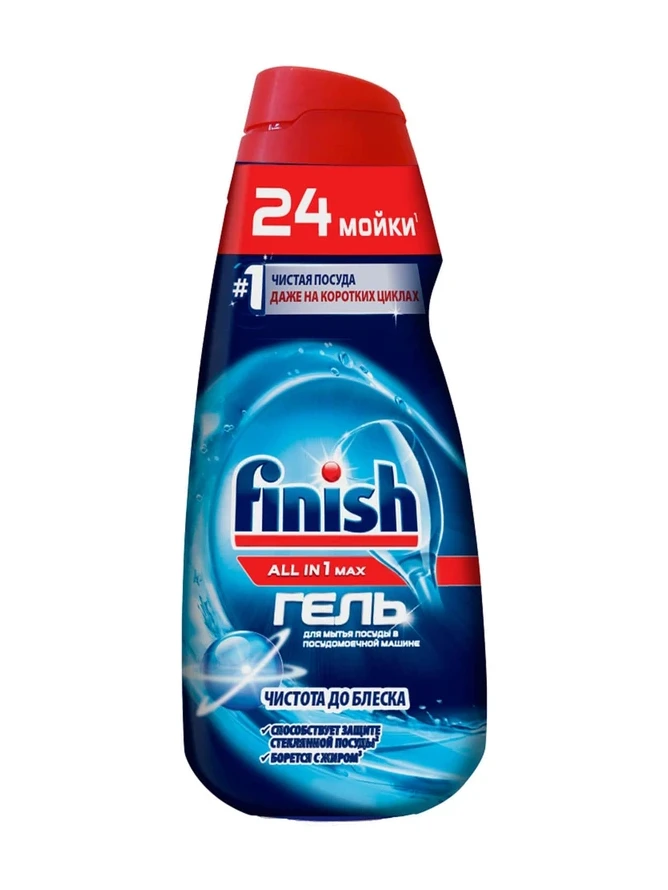Гель "Finish" Чистота до блеска 600 мл.
