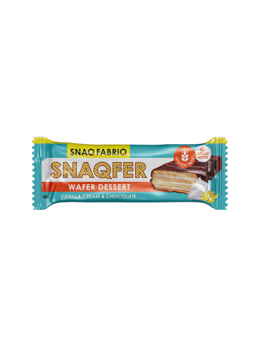 Батончик Protein "Snaqfer" Vanilla cream & chocolate 45 гр