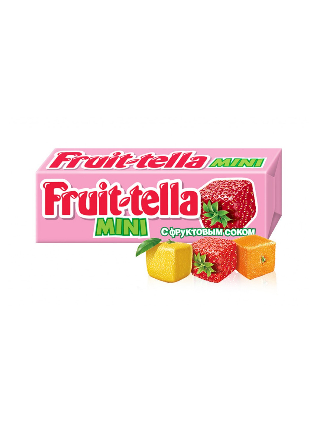 Жевательные конфеты "Fruit-tella Mini" с Фруктовым соком, 11 гр