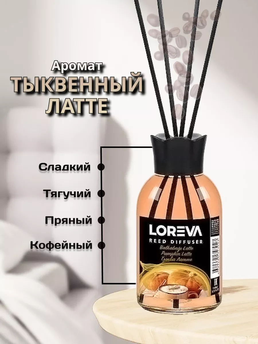 Аромадиффузор LOREVA 110мл Тыква-латте