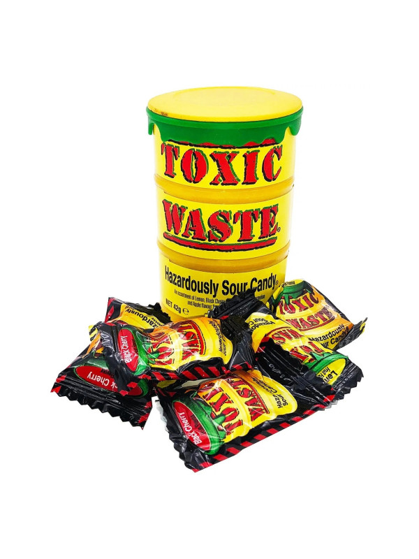 Кислые леденцы "Toxic Waste- Hazardously", 42 гр