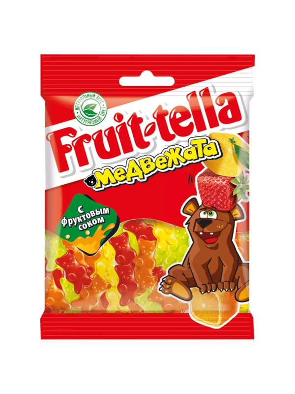 Жевательный мармелад "Fruit-tella" Медвежата, 70 гр