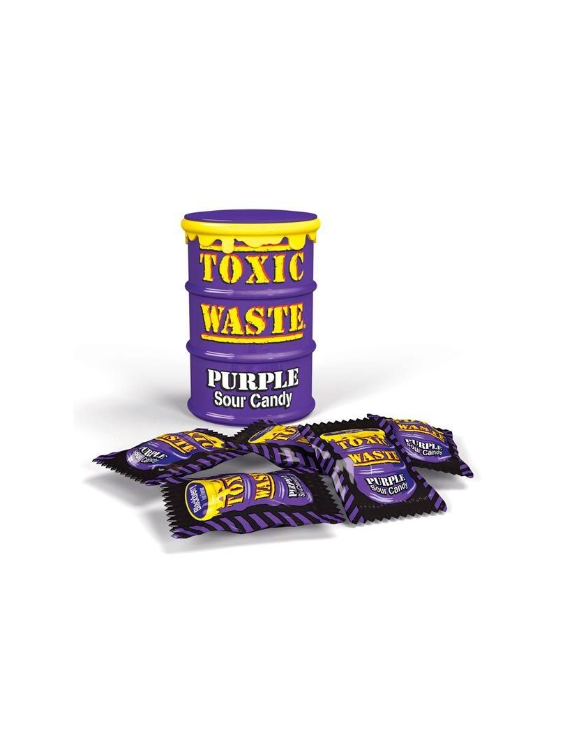 Кислые леденцы "Toxic Waste- Purple", 42 гр