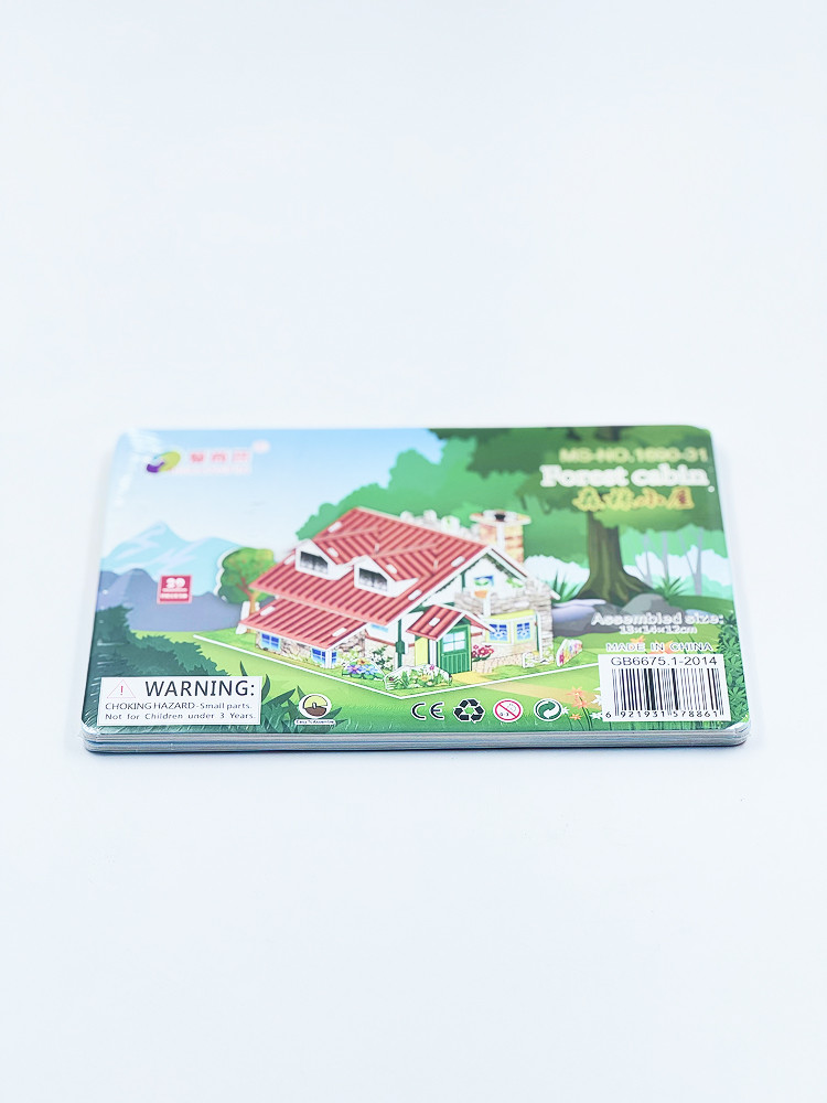 3D-пазл "Forest Cabin" — Сборная модель деревянного домика