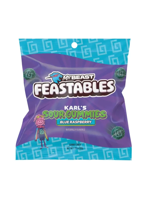 Мармелад "Mr. Beast" sour blue raspberry 100 гр.
