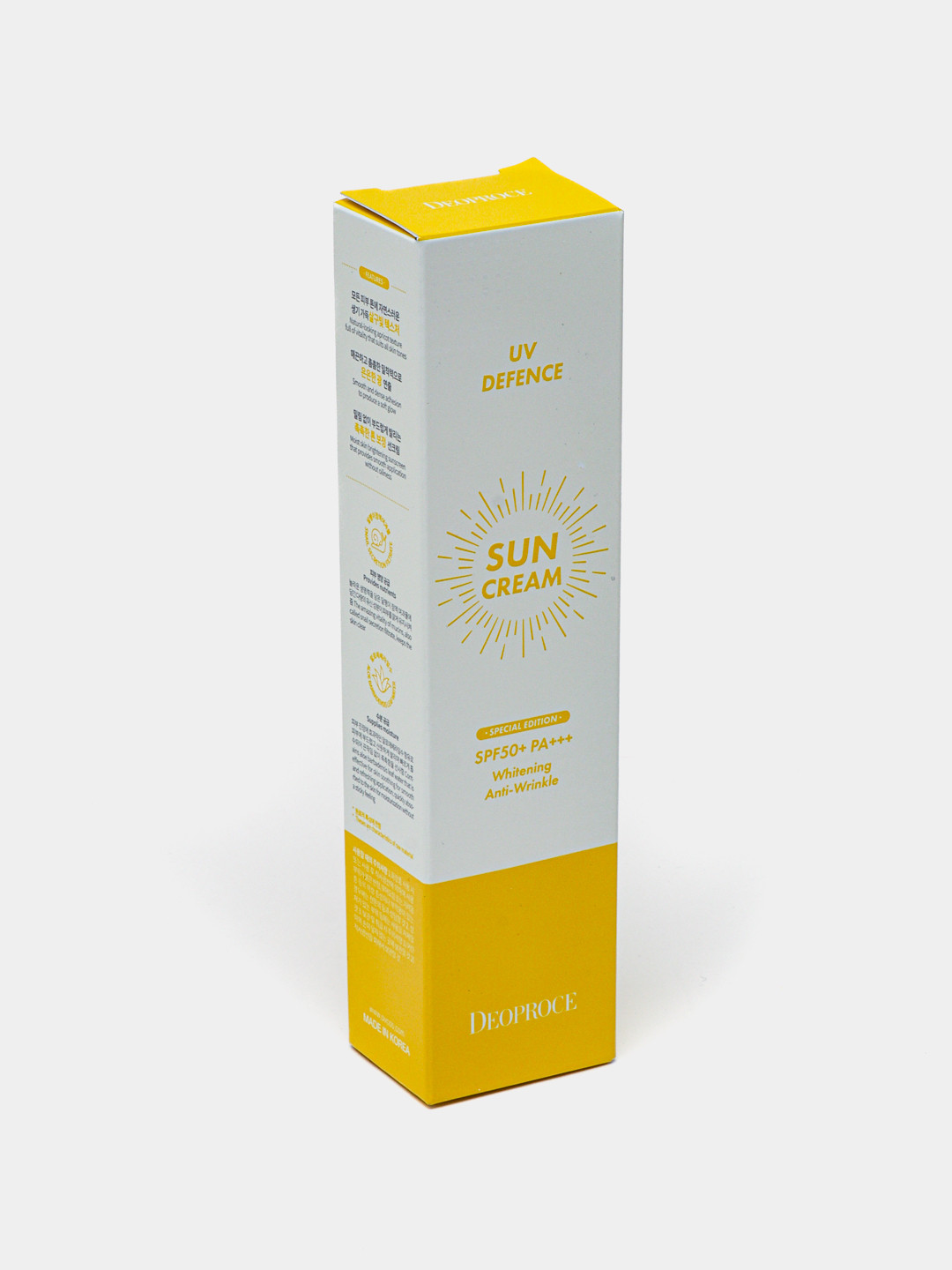 Солнце защитный крем Deoproce SPF 50+ PA+++, 50 г