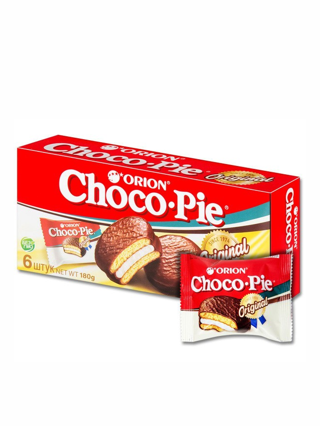 Бисквит ORION Choco Pie "Original" 6 шт (180 гр)