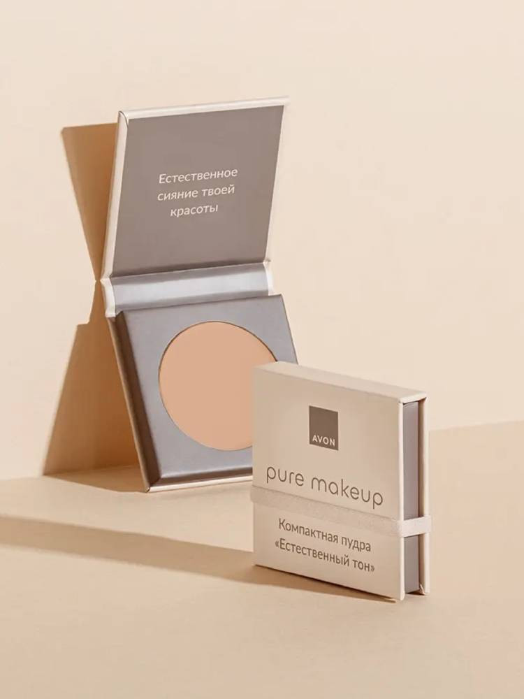 Компактная пудра Pure Makeup «Естественный тон», 5г