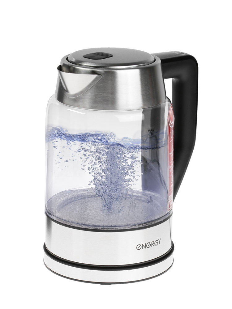 Чайник электрический ENERGY E-207Т, стекло, 1.7 л