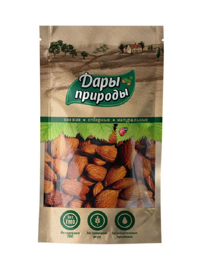 Миндаль "Дары природы" жареный 70 гр.