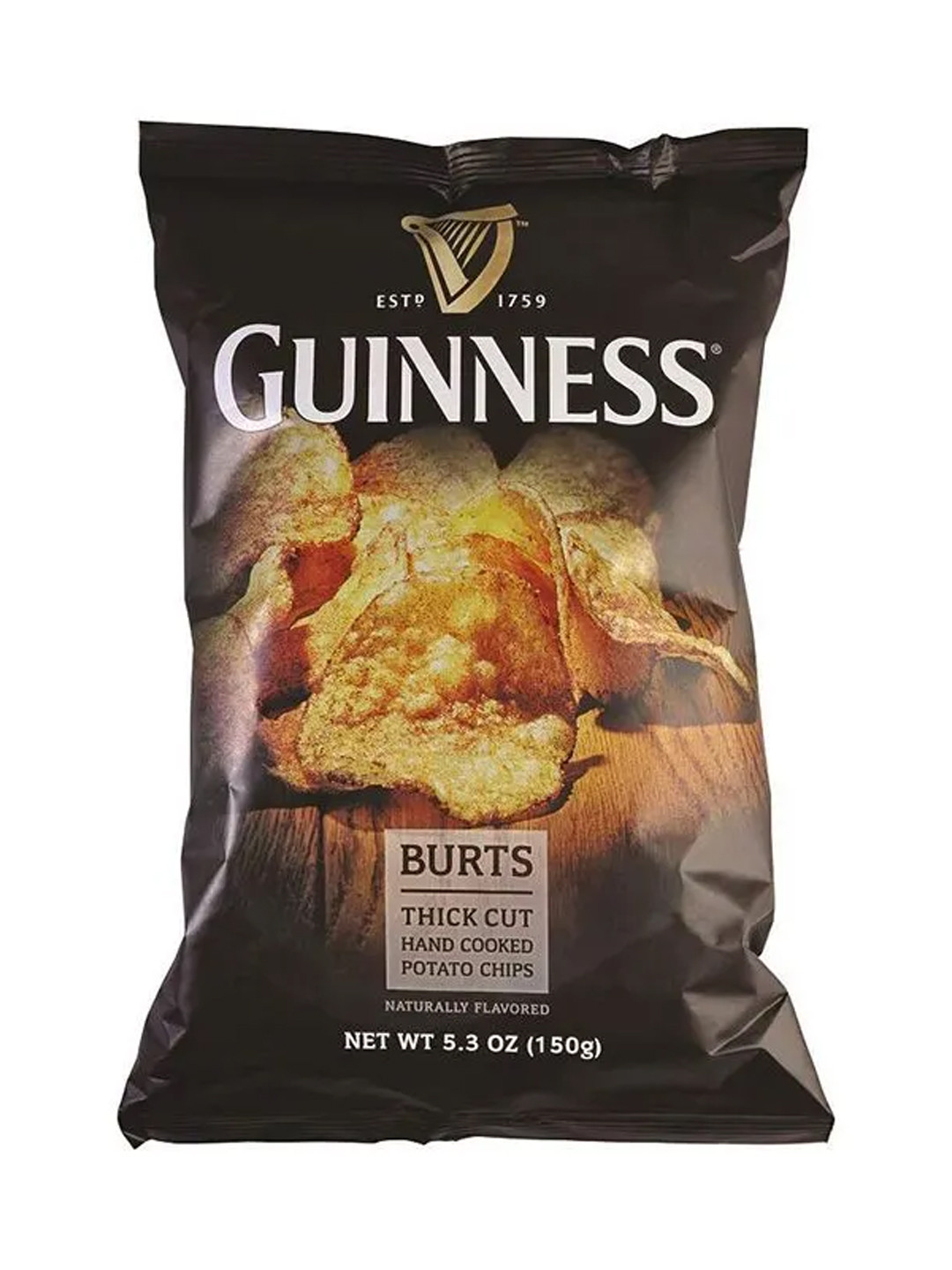 Картофельные чипсы Burts Guinness Классические, 150 г
