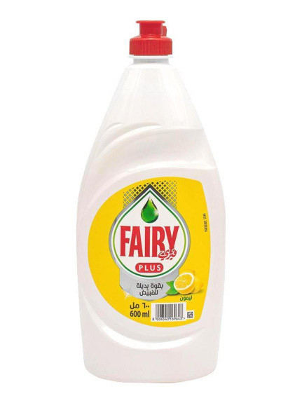 Средство для мытья посуды Fairy plus лимон 600мл