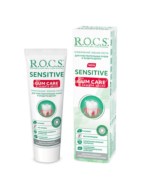 Зубная паста "Rocs" Pro Gum care & Sensitive 94гр