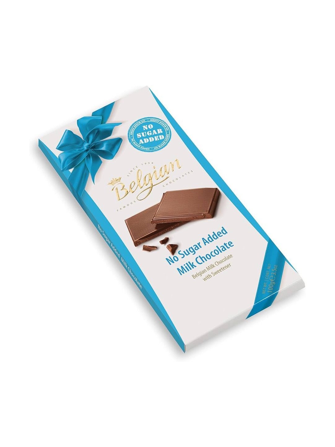 Молочный Шоколад "Belgian" без Сахара, 100 гр.