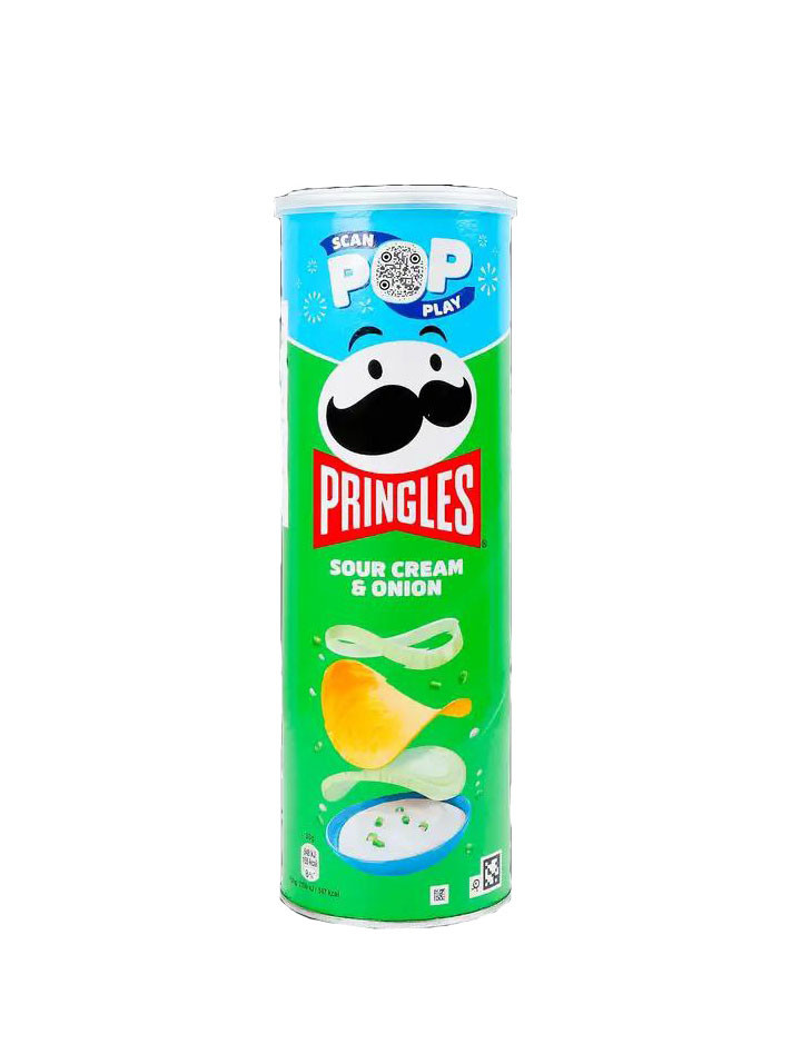 Чипсы Pringles Sour Cream & Onion, 165 г