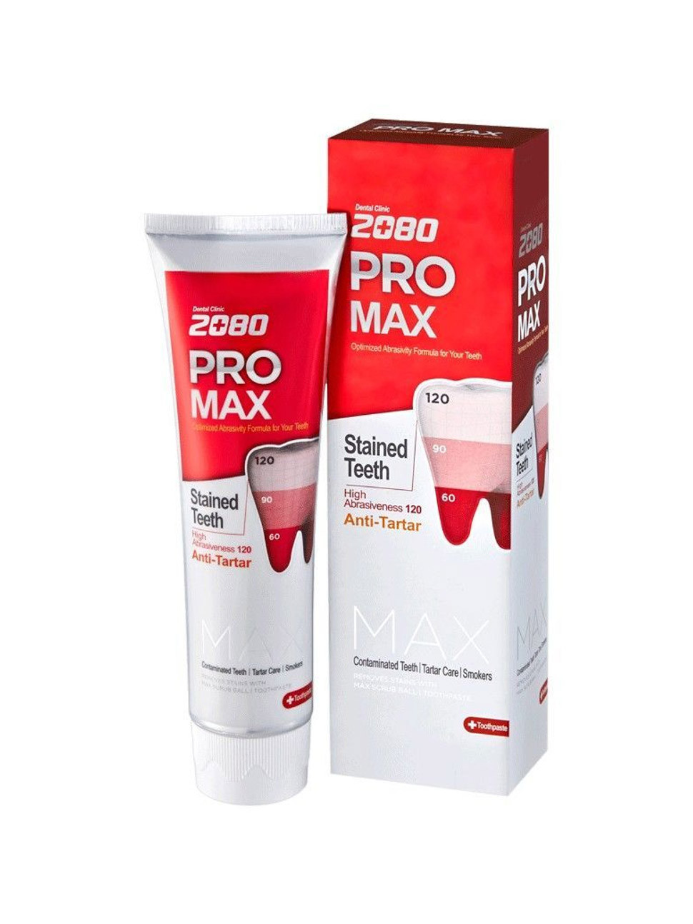Зубная паста 2080 Pro max stained teeth 125гр