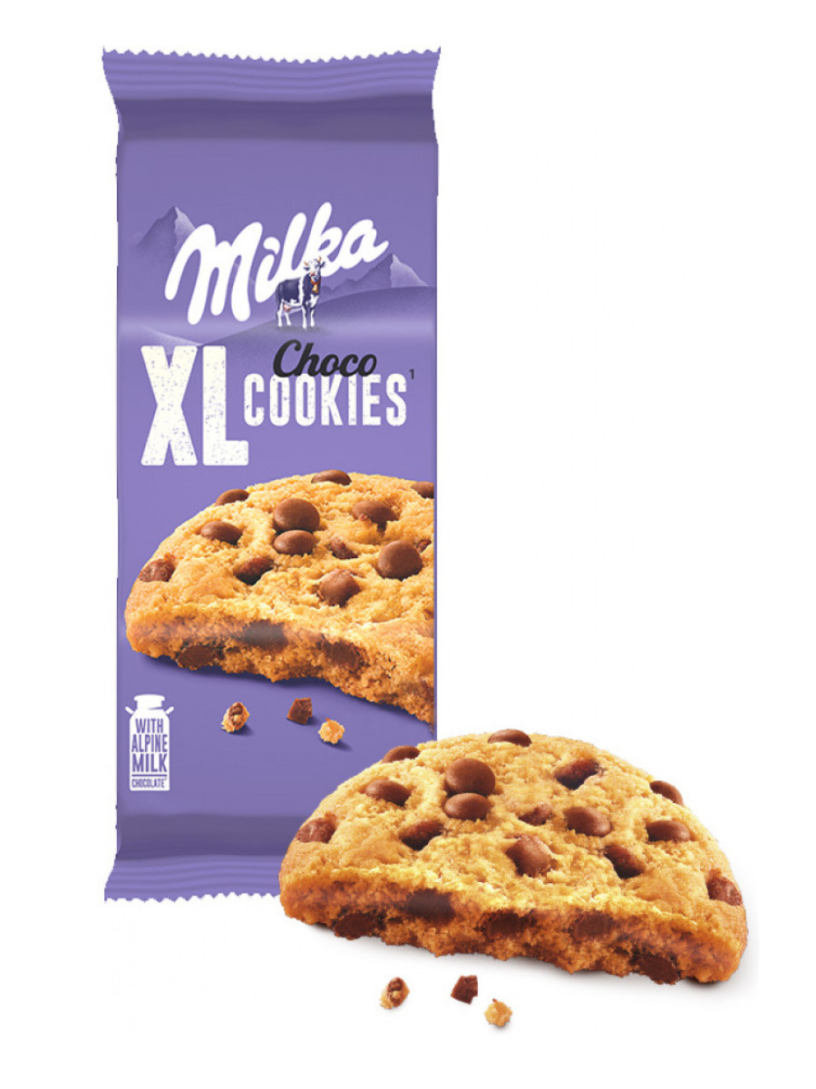 Печенье "Milka" XL Cookies шоколад 184 гр.