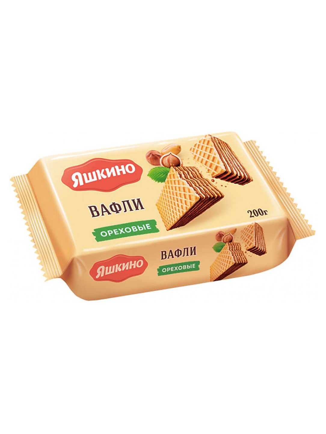 Вафли "Яшкино" со вкусом Орехов, 200 гр