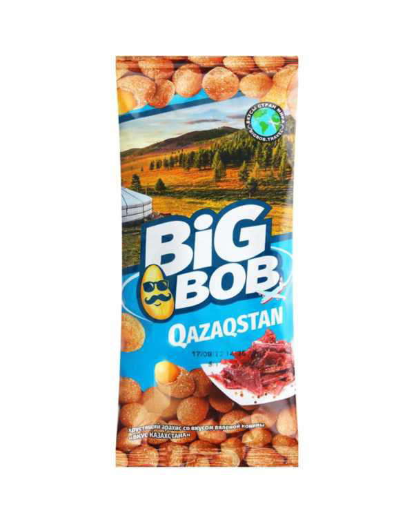Арахис "BIG BOB" Со вкусом Вяленой Конины 50гр.
