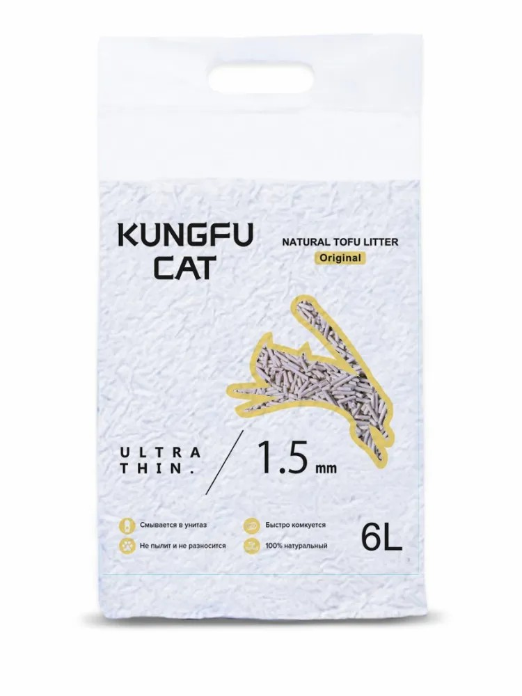 Наполнитель "Kungfu Cat" Оригинальный, 6л