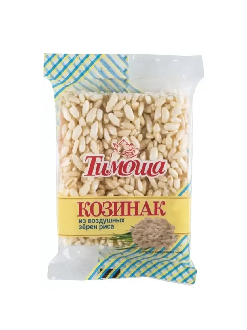 Казинак "Тимоша" из воздушных зёрен риса, 50 гр