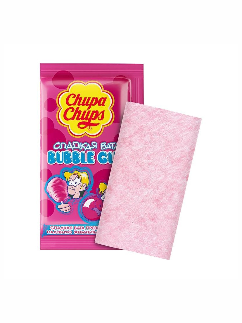 Сладкая вата "Chupa Chups- Bubble Gum", 11 гр