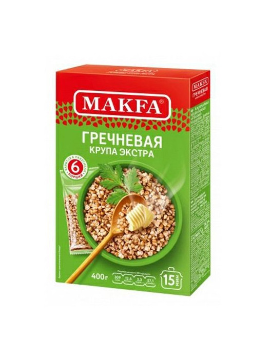 Гречневая крупа "Makfa", 400 гр