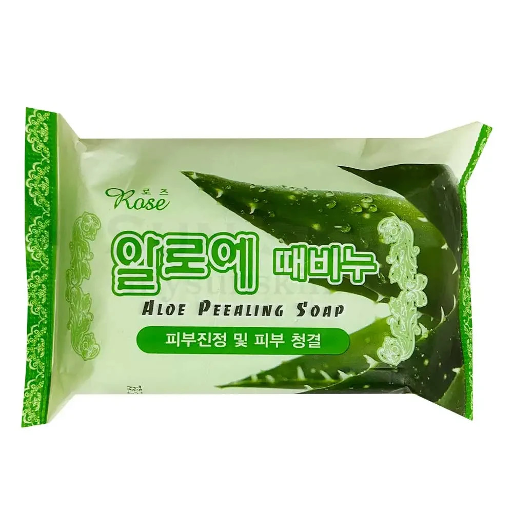 Мыло-пилинг с алоэ Rose Aloe Peeling Soap