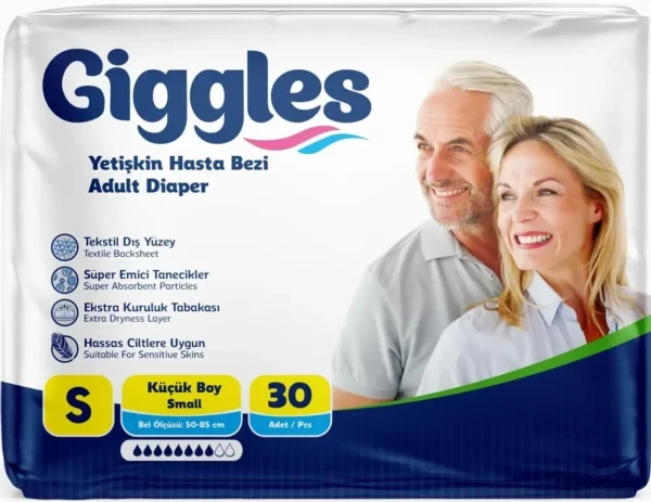 ПОДГУЗНИКИ ВЗРОСЛЫЕ «GIGGLES» (30 шт.) SMALL
