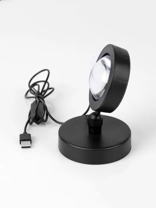 Проекционная лампа с линзой и USB-питанием (с пультом управления)