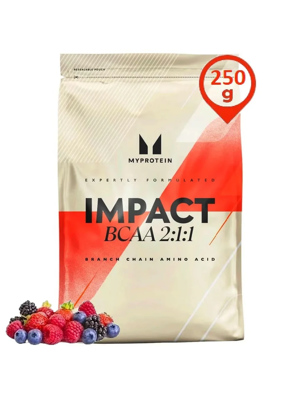 Аминокислоты BCAA 2-1-1 порошок со вкусом Berry Burst