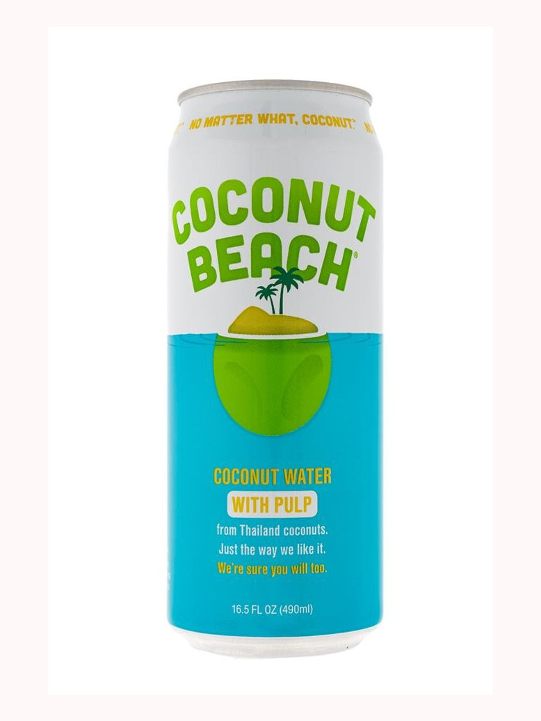 Напиток «Coconut Beach Coconut Water with Pulp» с мякотью, 490 мл