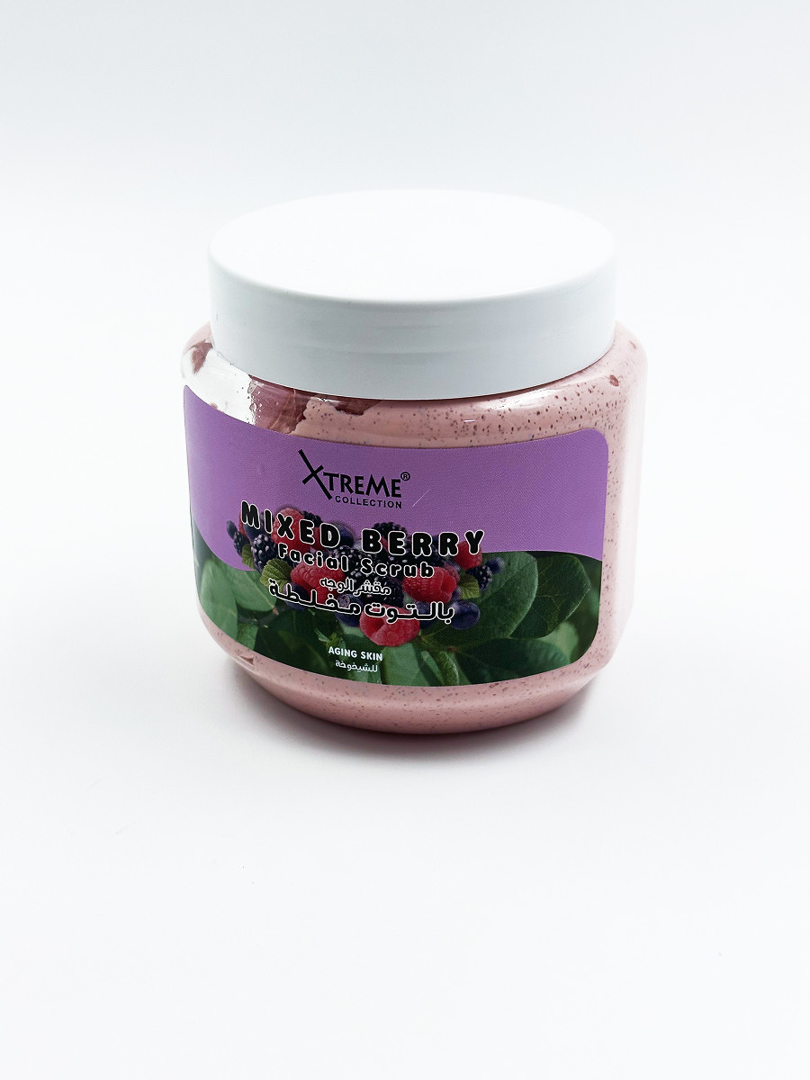 Скраб для лица с ягодами Xtreme Collection Mixed Berry Facial Scrub, 500 мл