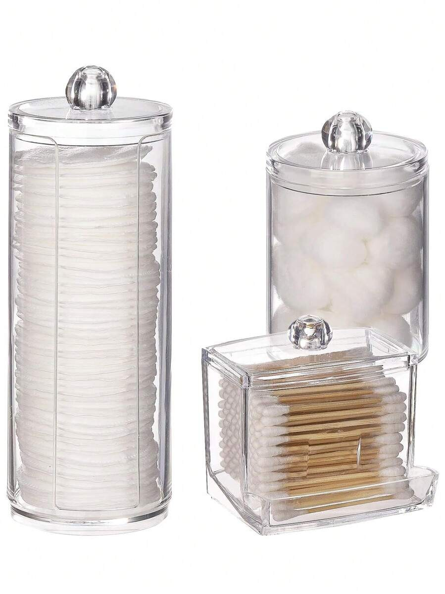 Набор прозрачных акриловых органайзеров 3 в 1