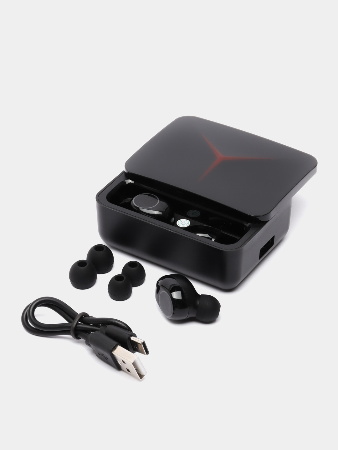 Беспроводные наушники M90 Pro Power Bank кейсом