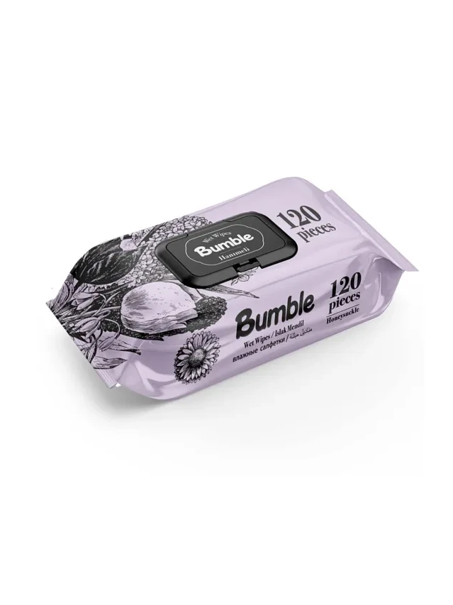 Влажные салфетки Bumble Hanimeli 120шт