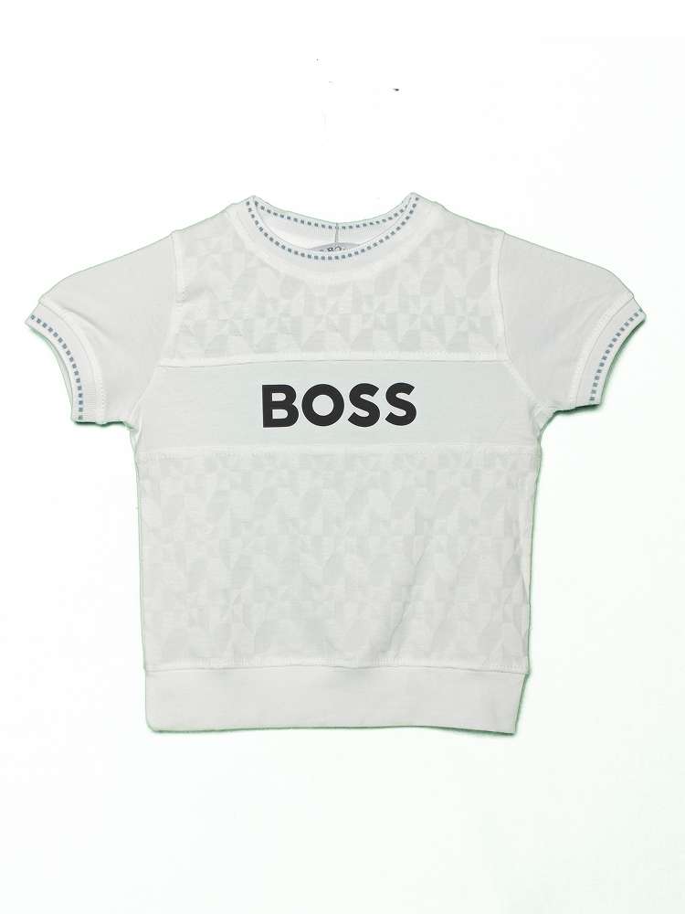 Детская футболка BOSS (мальчик), белая
