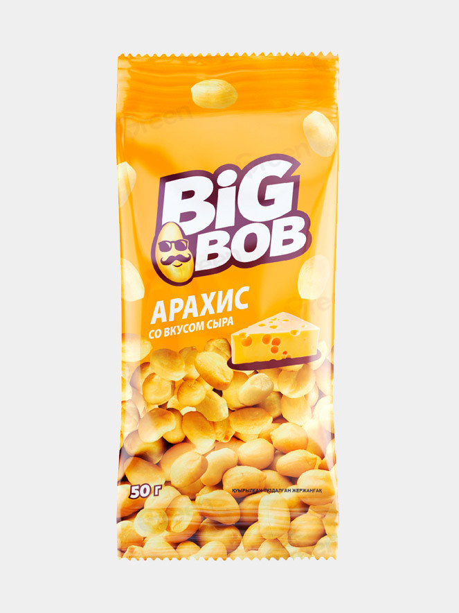 Арахис "BIG BOB" Со вкусом Сыра 50 гр.