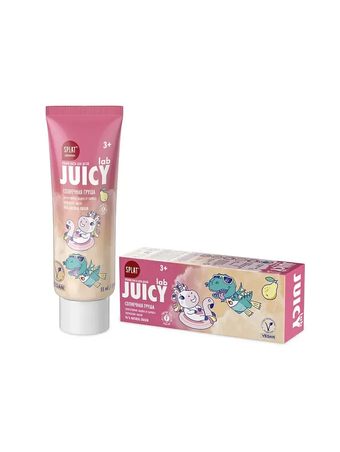 Детская зубная паста "Splat" Juicy lab солнечная груша 45 гр.