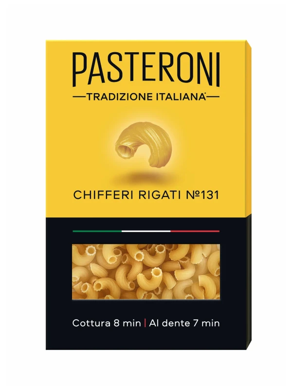 Макароны "Pasteroni" Chifferi Rigati 131 400 гр.