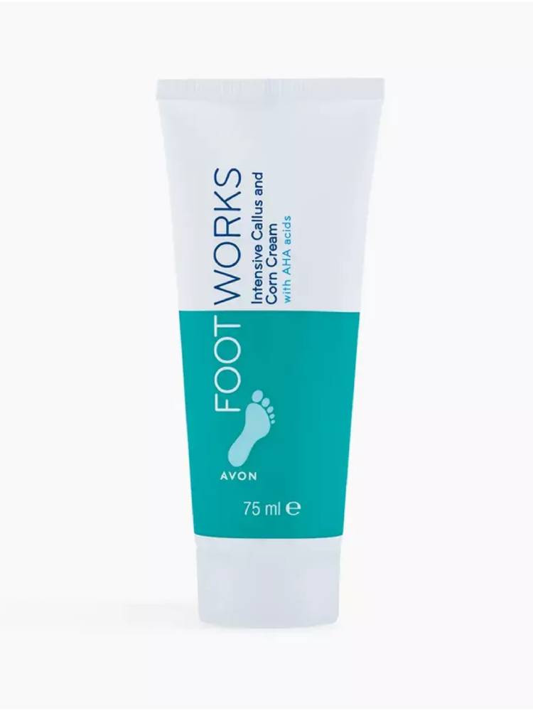 Крем для ног AVON Foot Works с AHA-кислотами, 75 мл