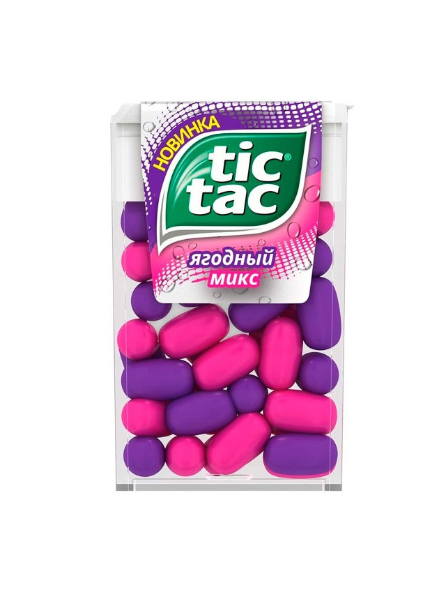 Драже "Tic Tac" Ягодный Микс, 16гр