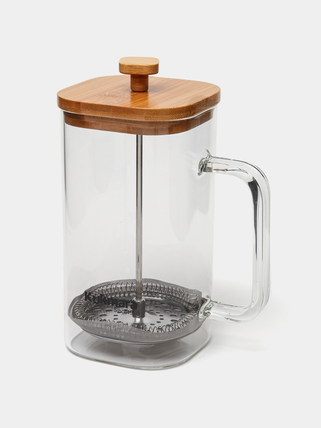 Стеклянный чайник French Press Kukmara, 1 л