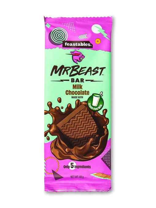 Шоколад "Mr. Beast" Milk Chocolate 60 гр.
