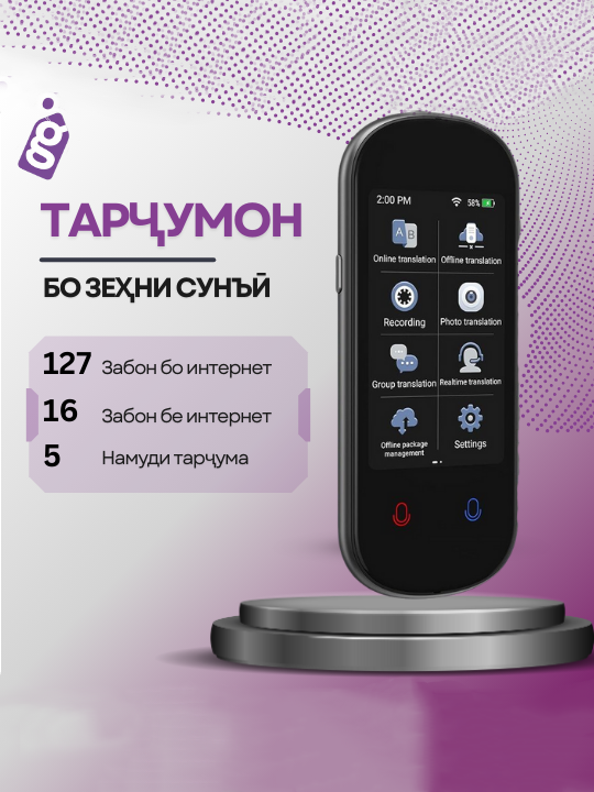 Тарҷумон бо зеҳни сунъӣ / AI Translator