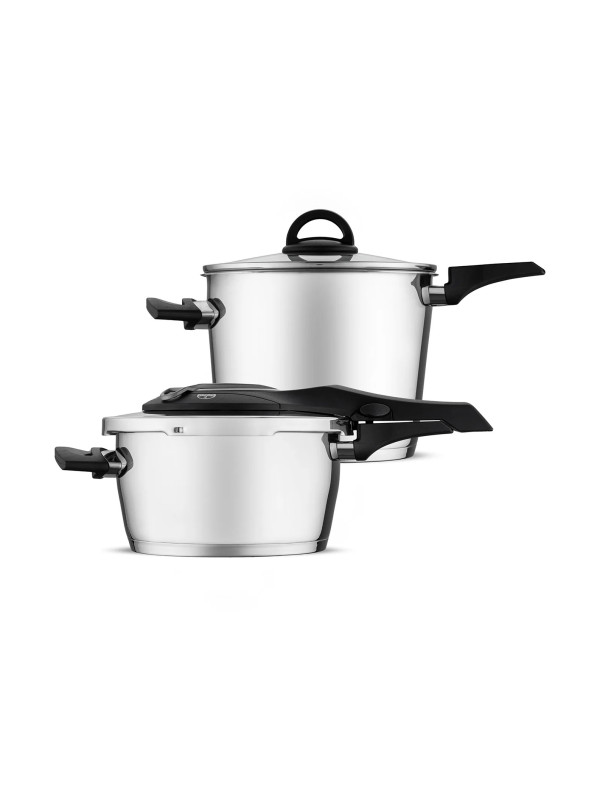Набор скороварок Jumbo ProCook из нержавеющей стали, 4+6 л