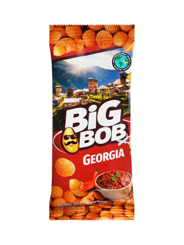 Арахис "BIG BOB" Со вкусом Аджики 50гр.